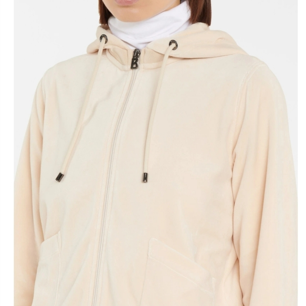 Bogner Leja Zipped Velvet Hoodie Size 6